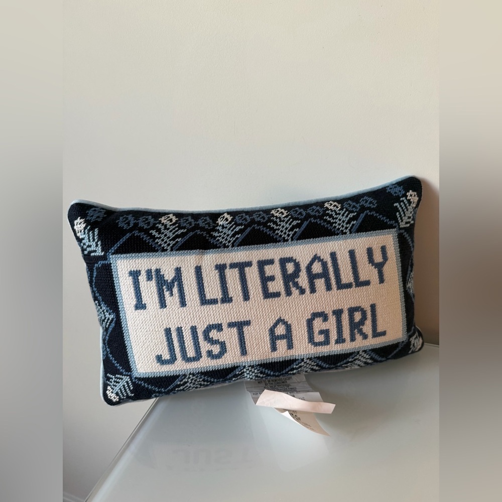 Viral I'm literally just a girl throw Pillow